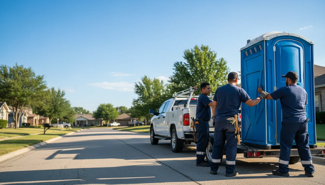 Portable Toilet Rental in Round Mountain, TX near me